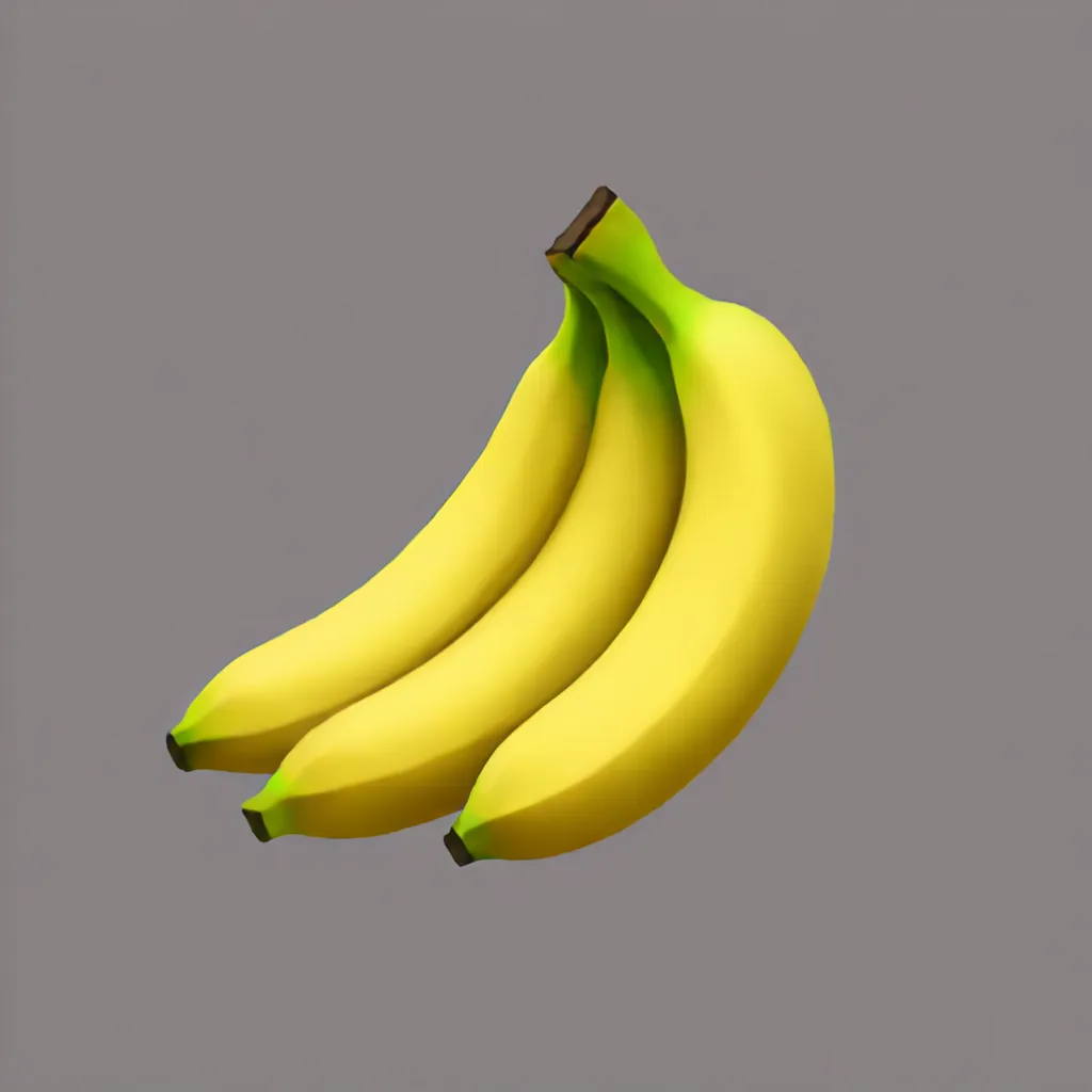 This is a bunch of three yellow bananas. The bananas are slightly curved and have a green stem at the top. The bananas are ripe and have a few brown spots on them. The bananas are on a white background.