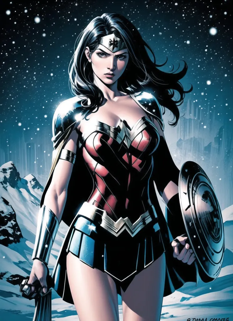 Wonder Woman is a superhero appearing in American comic books published by DC Comics. The character was created by William Moulton Marston and Harry G. Peter and first appeared in All Star Comics #8 (December 1941). Wonder Woman is a founding member of the Justice League.

Wonder Woman is an Amazon princess who possesses superhuman strength, speed, agility, and durability. She is also an expert fighter and tactician. She is armed with a lasso that compels people to tell the truth, a tiara that can be used as a boomerang, and a sword.

Wonder Woman is a symbol of strength, courage, and compassion. She is a role model for women and girls around the world.