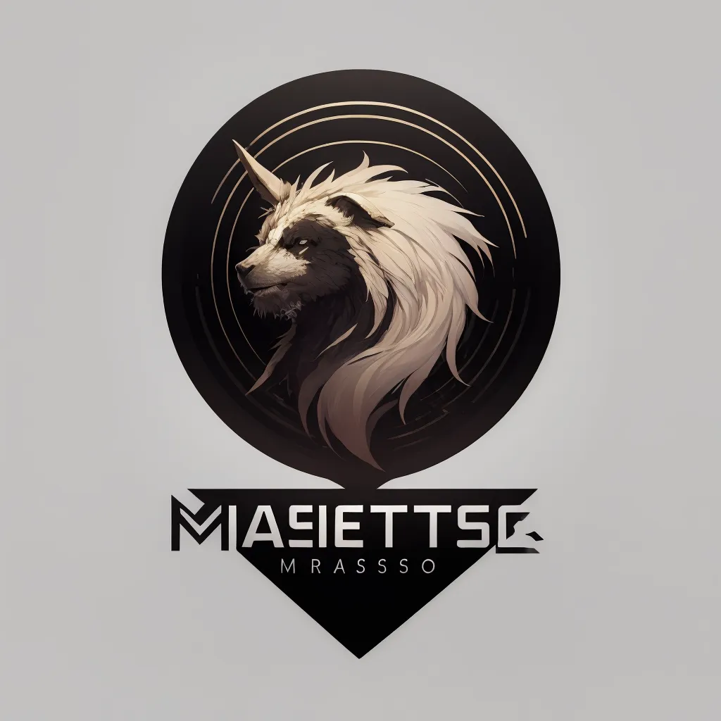 The image is a logo of a wolf's head in a circle. The wolf is facing to the left and has a majestic expression on its face. The logo is encircled by two circles and has the words "MASIETTSO MIRASSO" written beneath it.