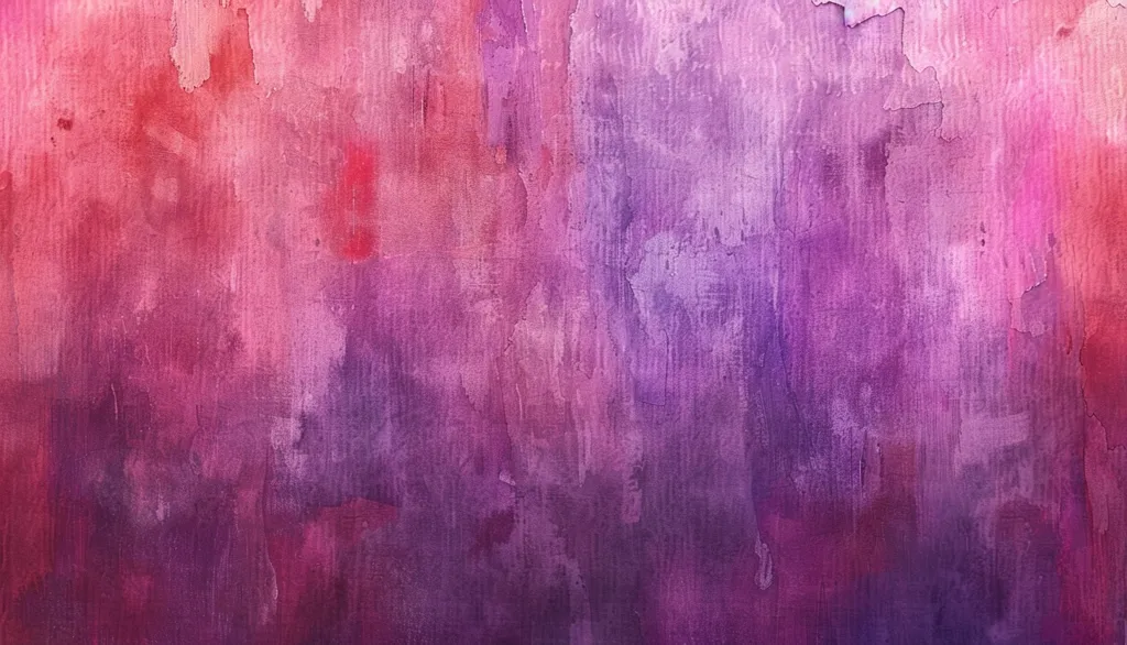 The image shows a textured background with shades of pink and purple, resembling a watercolor painting. The colors blend seamlessly, creating a soft and dreamy effect. The textured surface adds depth and dimension, suggesting a canvas or paper medium. The overall impression is one of elegance and tranquility.