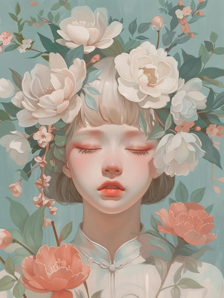 in style of Hsiao Ron Cheng, beautiful details --v 6.0 --ar 3:4
