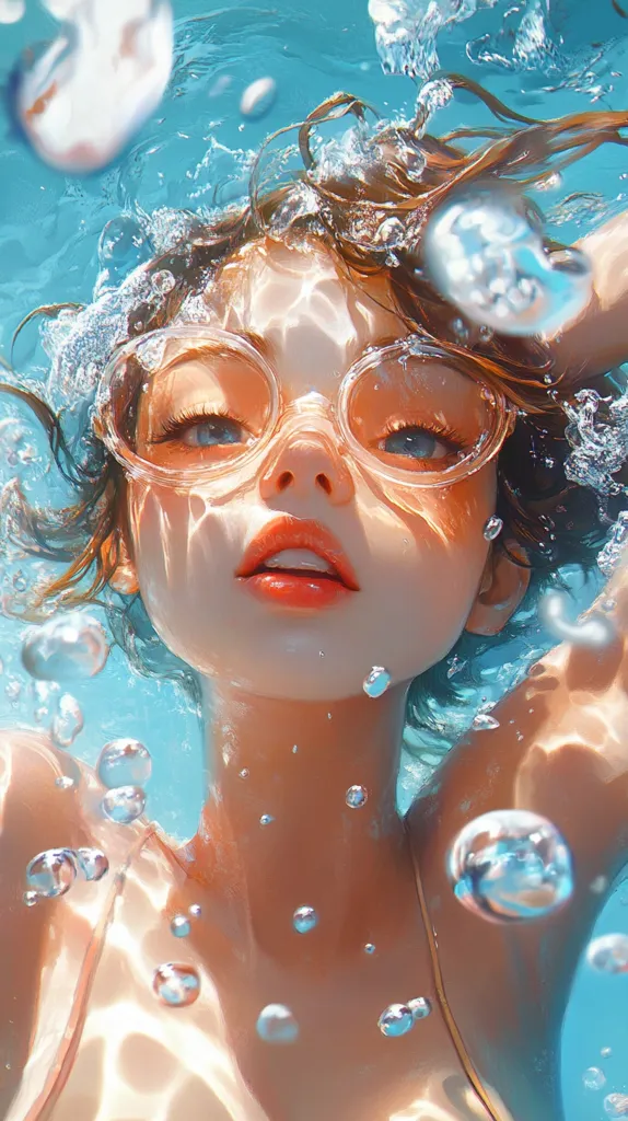 (masterpiece, best quality, beautiful detailed eyes, ultra-detailed, finely detail, highres, perfect anatomy), colorful, Pastel Colors, (1cute girl), sea, beach, summer, anime, --ar 9:16 --v 6.1 --personalize bcbm3hl